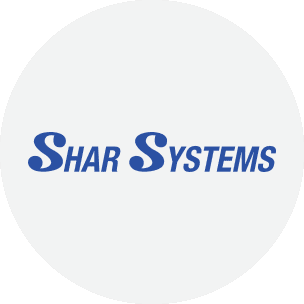 A view of the SharSystems logo.
